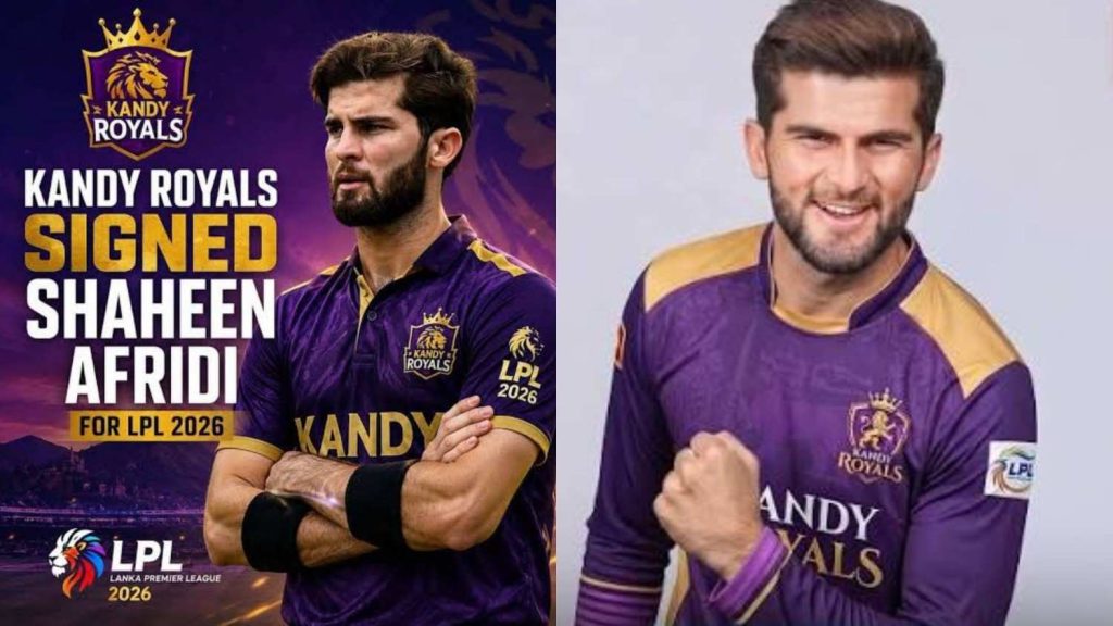 Shaheen Afridi Officially Joins Kandy Royals